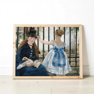 Poster Le Chemin de fer par Eduard Manet, Art