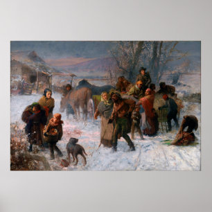 Poster Le chemin de fer souterrain par Charles T. Webber