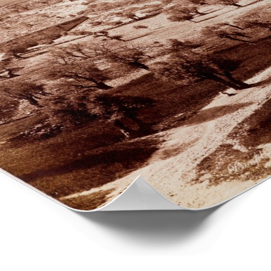 Poster Le chemin de Jérusalem à Bethléem (Coin)