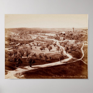 Poster Le chemin de Jérusalem à Bethléem