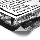 Poster Le chemin de la vieille femme (Coin)