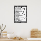 Poster Le chemin de la vieille femme (Cuisine)