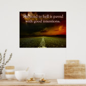 Poster Le Chemin De L'Enfer (Cuisine)