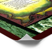 Poster Le chemin de vie des commandements (Coin)