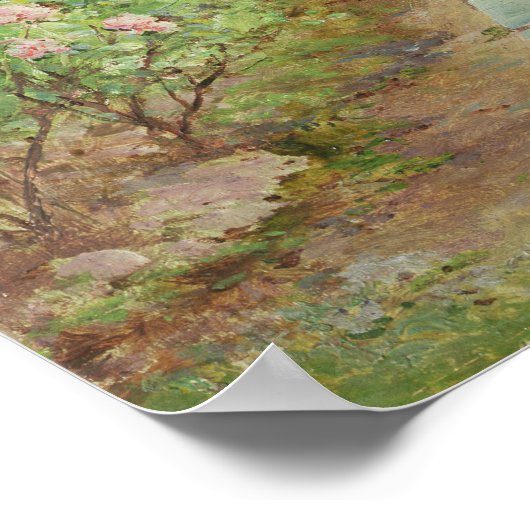 Poster Le chemin du jardin (Coin)