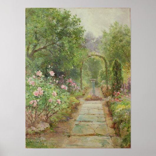 Poster Le chemin du jardin (Devant)