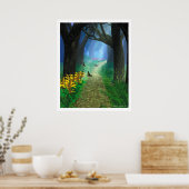 Poster Le chemin forestier (Cuisine)