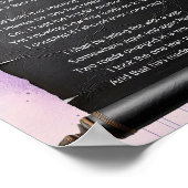 Poster Le chemin non pris — Robert Frost (Coin)