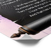 Poster Le chemin non pris — Robert Frost (Coin)