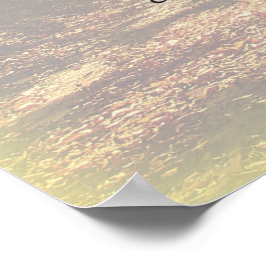 Poster Le chemin non pris - Robert Frost (Coin)