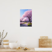 Poster Le chemin vers la beauté du printemps (Cuisine)