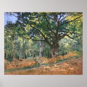 Poster Le chêne de Bodmer, Forêt de Fontainebleau (1865)