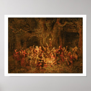 Poster Le chêne de Herne "des joyeuses épouses de