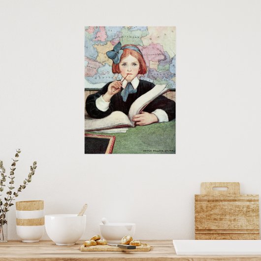 Poster Le chercheur par Jessie Willcox Smith (Cuisine)