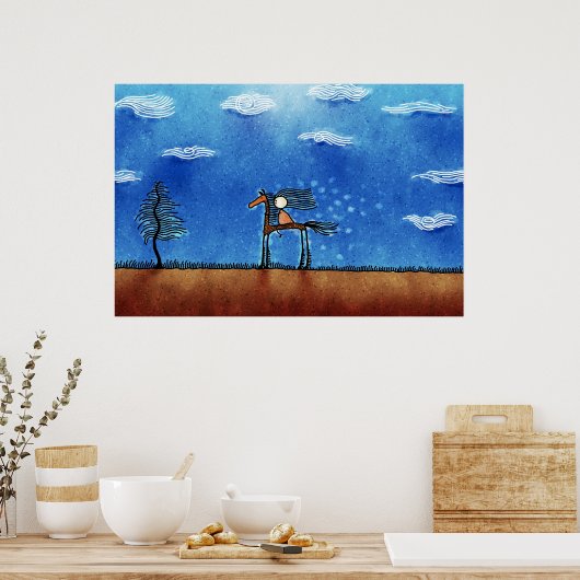 Poster Le Cheval (Cuisine)