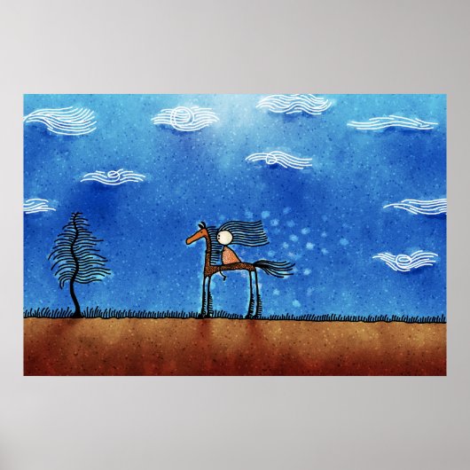 Poster Le Cheval (Devant)