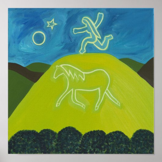 Poster Le Cheval Blanc à Somerset 2011 (Devant)