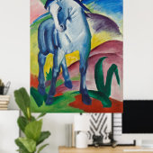 Poster Le Cheval Bleu de Marc (Bureau à domicile)