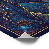 Poster Le Cheval Bleu Rêve (Coin)