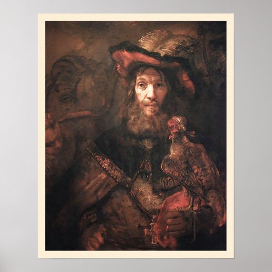 Poster Le Chevalier avec le Faucon/St. Bavo (Devant)