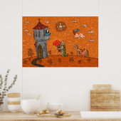 Poster Le Chevalier et la Dame (Cuisine)