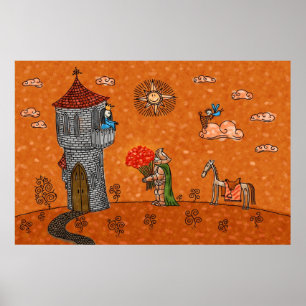 Poster Le chevalier et la Madame