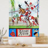 Poster Le Chevalier Jousting (Cuisine)