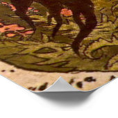 Poster "Le Chevalier noir" par Ivan Bilibin (Coin)