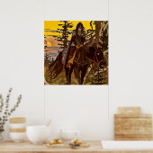 Poster "Le Chevalier noir" par Ivan Bilibin (Cuisine)