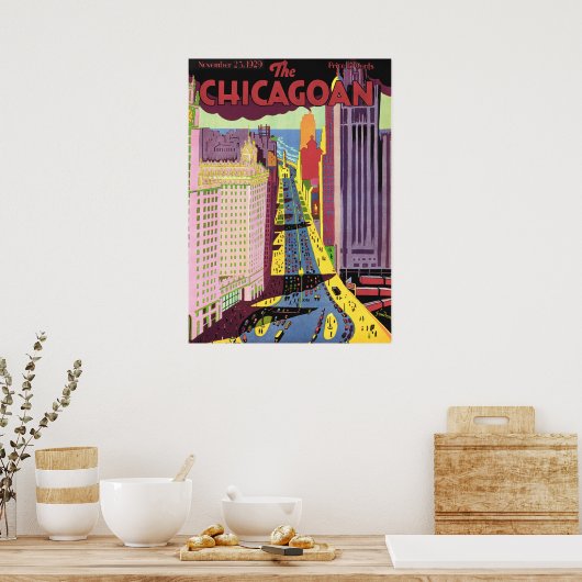 POSTER LE CHICAGOAN (Cuisine)