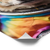 Poster le chien astronaute (Coin)