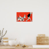 Poster le chien marcheur (Cuisine)