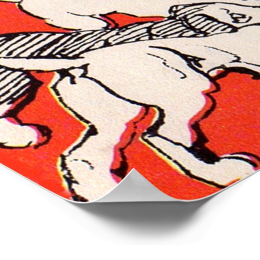 Poster le chien marcheur (Coin)