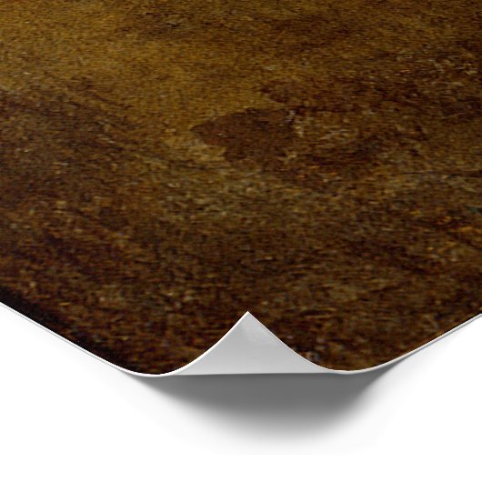 Poster Le chien (Peintures noires) par Francisco Goya 182 (Coin)