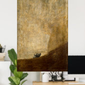 Poster Le chien (Peintures noires) par Francisco Goya 182 (Bureau à domicile)