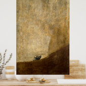 Poster Le chien (Peintures noires) par Francisco Goya 182 (Cuisine)