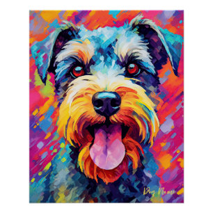 Poster Le Chien Schnauzer 003 - Zetton Ziana