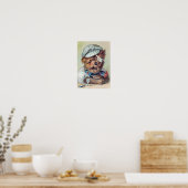Poster Le chien Vintage "The Old Rascal" (Cuisine)