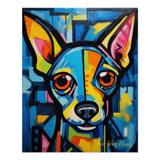 Poster Le Chihuahua Portrait 001 - Sable Gabriel (Devant)