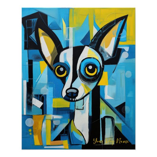 Poster Le Chihuahua Portrait 004 - Sable Gabriel (Devant)