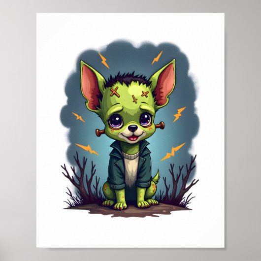Poster Le choc Frankenstein Chihuahua (Devant)