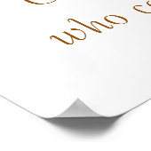 Poster Le chocolat est la réponse sentiment et image (Coin)