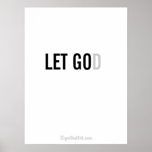 Poster Le chrétien cite l'art de mur de gotGod316.com