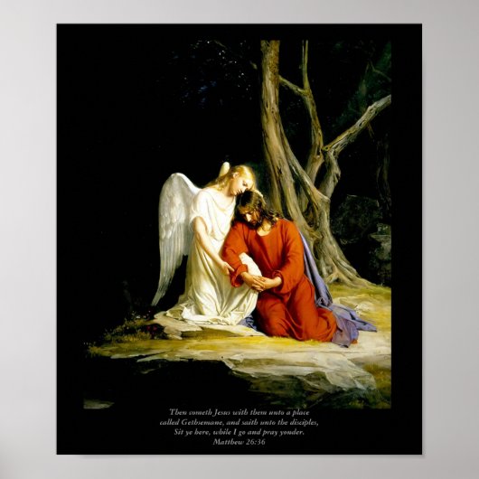 Poster Le Christ à Gethsémani Chef-d'oeuvre Giclee (Devant)