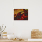 Poster Le Christ couché sous le poids de la croix (Cuisine)