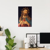 Poster Le Christ couronné d'épines par Sandro Botticelli (Bureau à domicile)