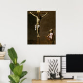 Poster Le Christ crucifié avec un peintre (Bureau à domicile)