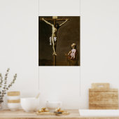 Poster Le Christ crucifié avec un peintre (Cuisine)