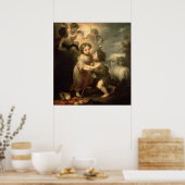Poster Le Christ des nourrissons et Jean Baptiste (Cuisine)