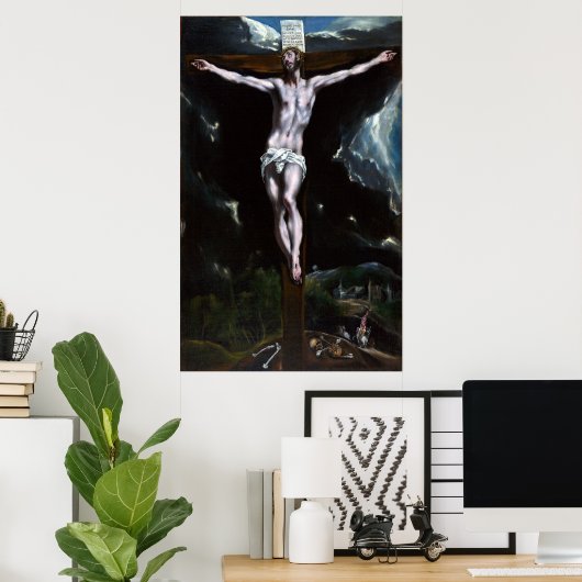 Poster Le Christ El Greco Sur La Croix (Bureau à domicile)
